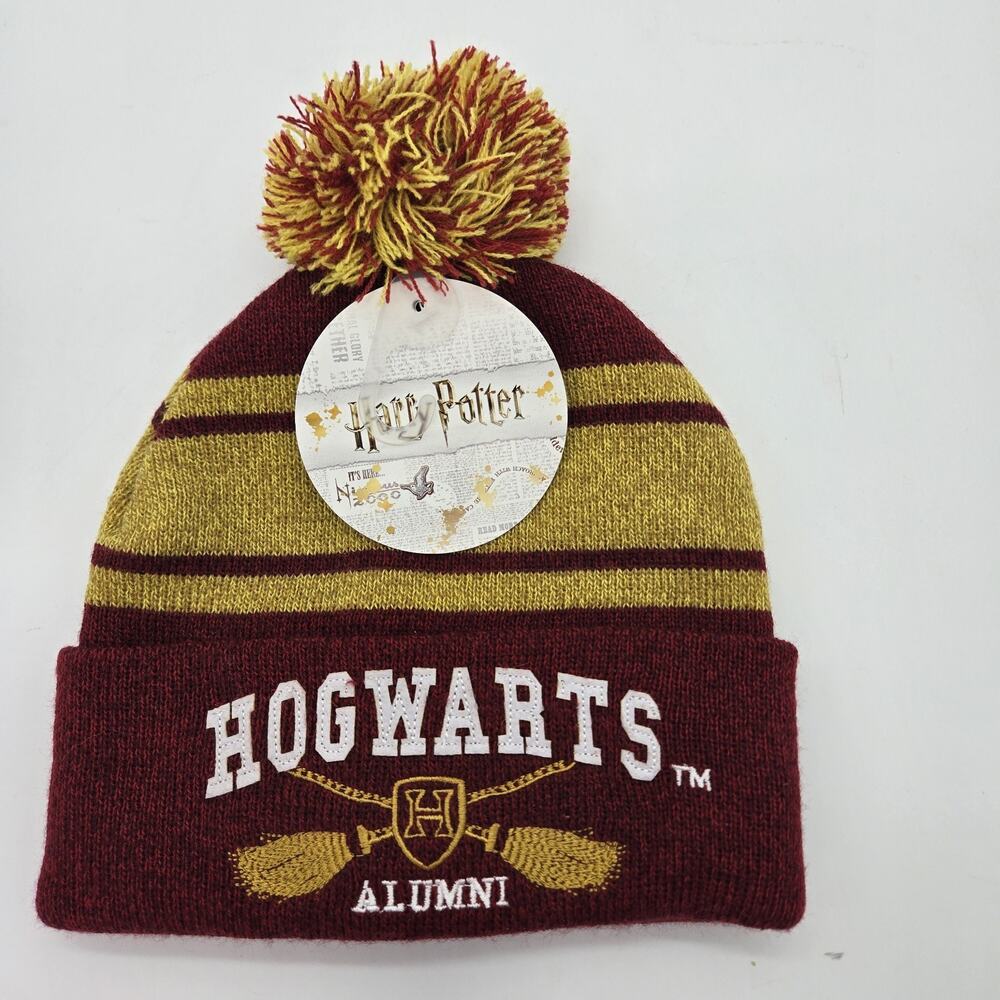 Harry Potter Hogwarts Alumni Winter Hat Beanie NWT Punk Streetwear